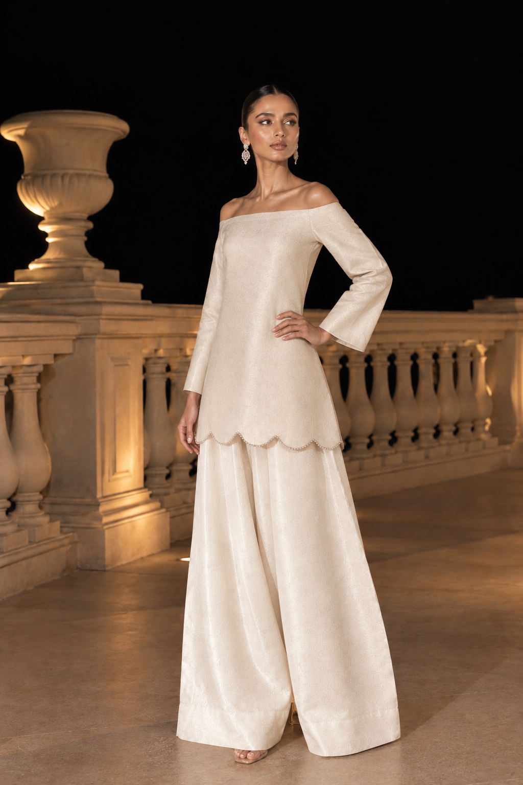 Inaya Farshi salwar set - Ivory