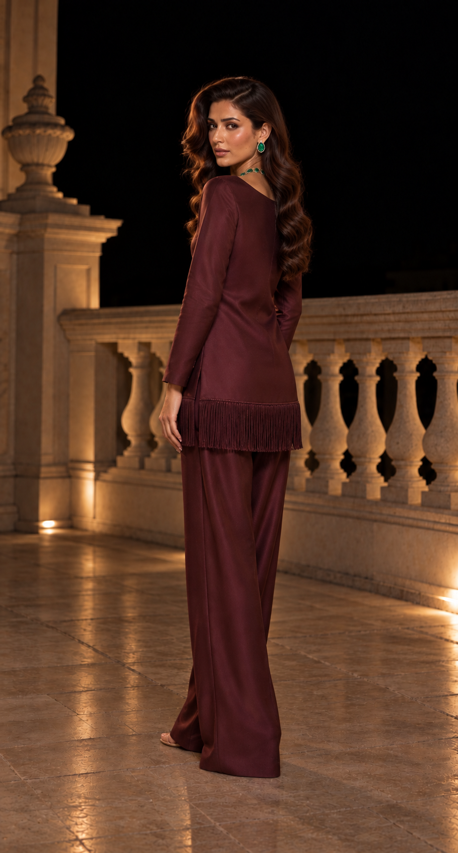 DIVA SET - Deep maroon