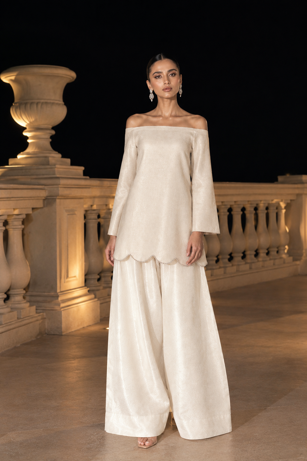 Inaya Farshi salwar set - Ivory