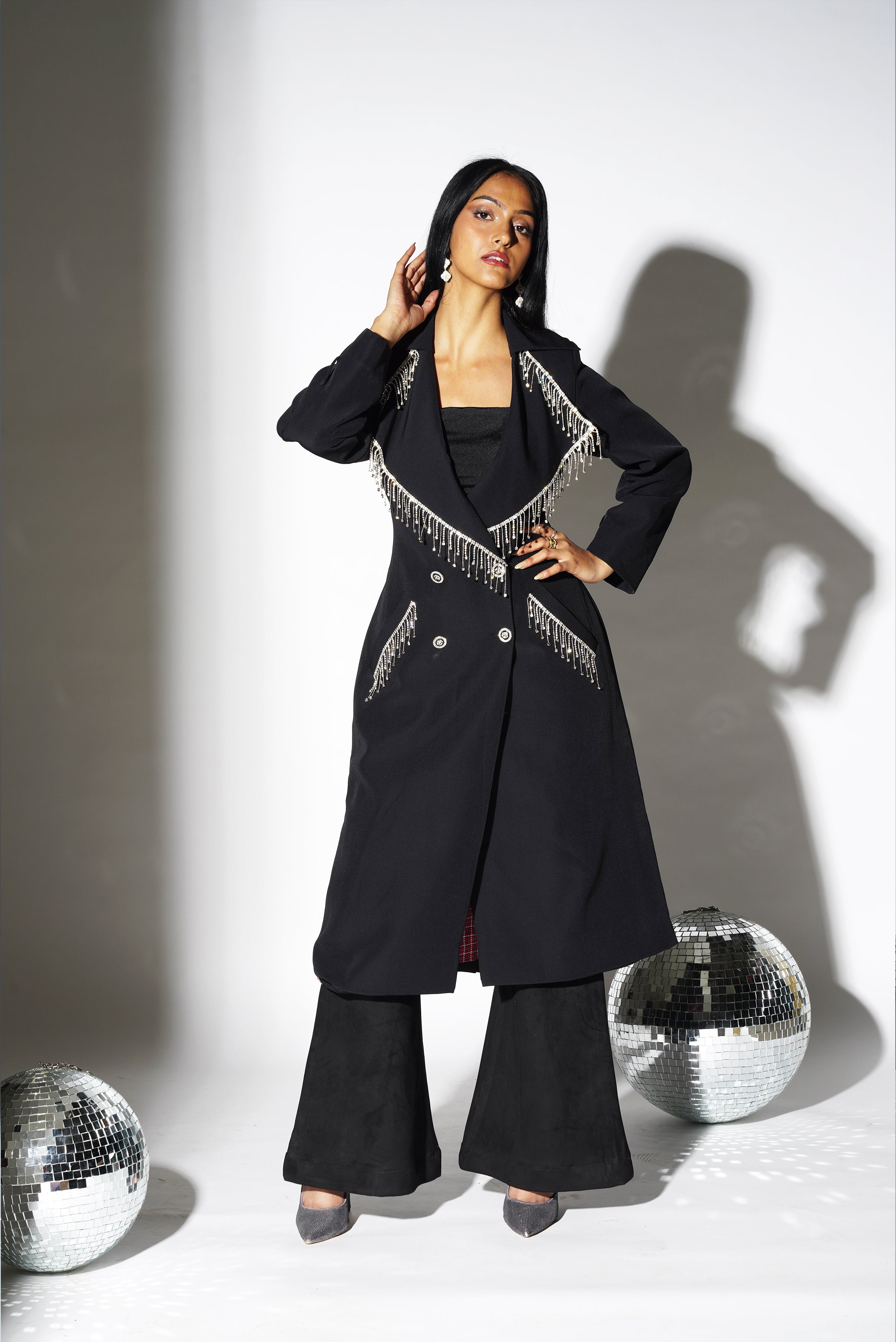 Aurora Trench Coat - Full Length View