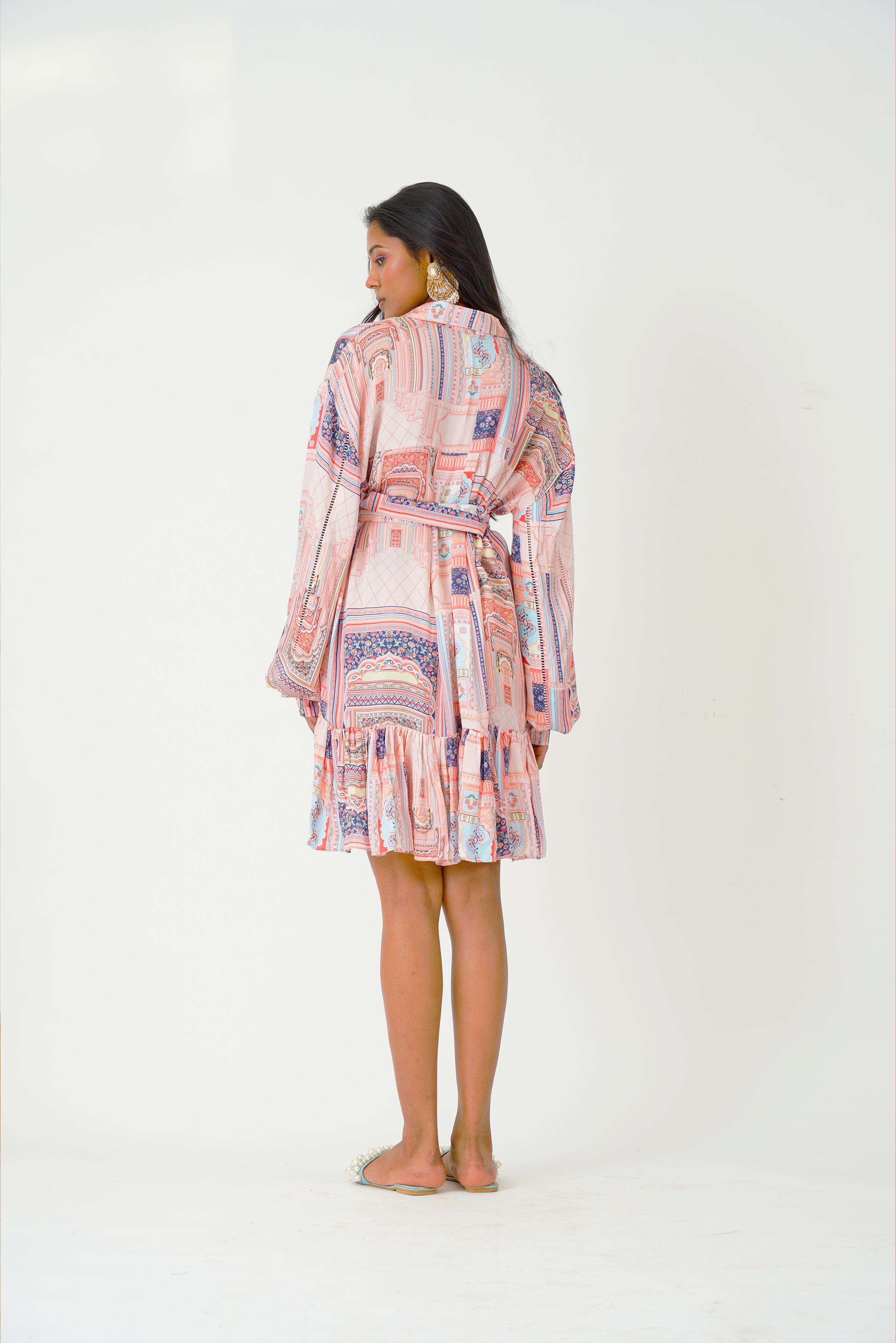 Isla Frill shirt dress