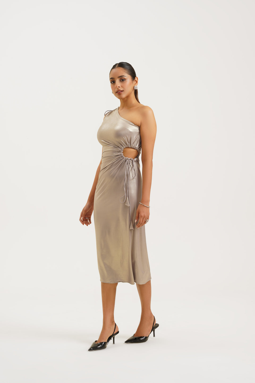 NEVE METALLIC DRESS