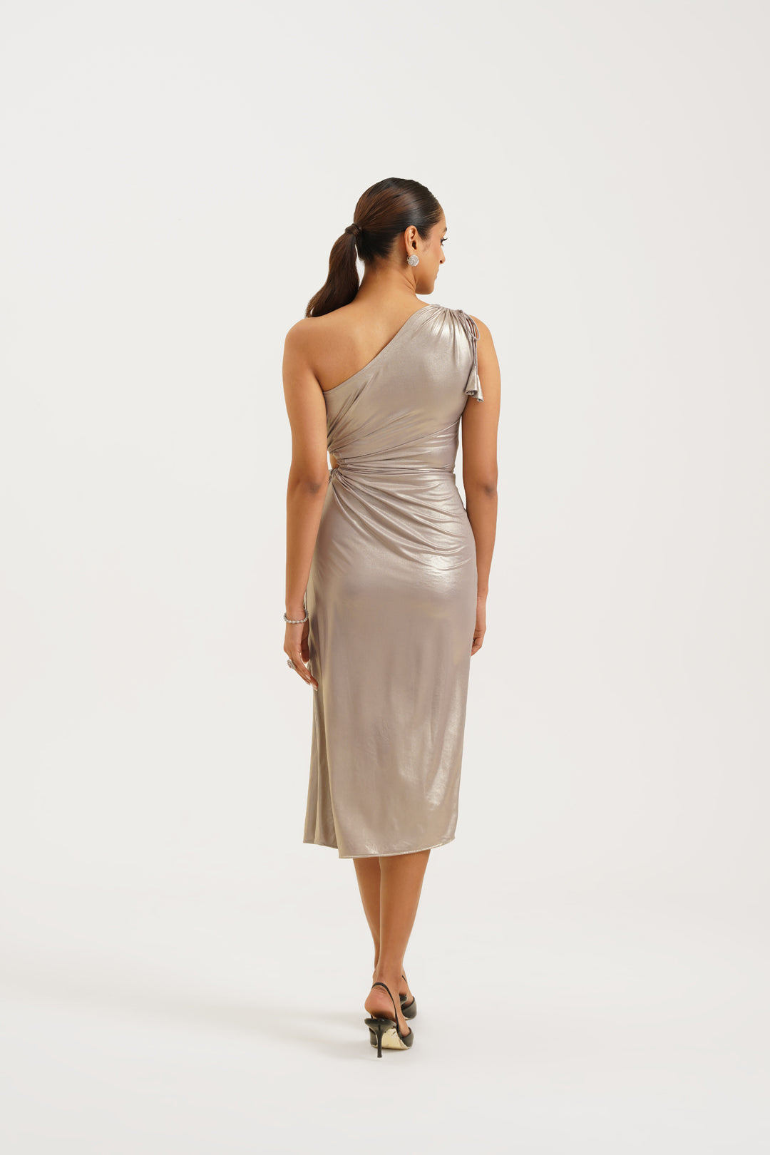 NEVE METALLIC DRESS